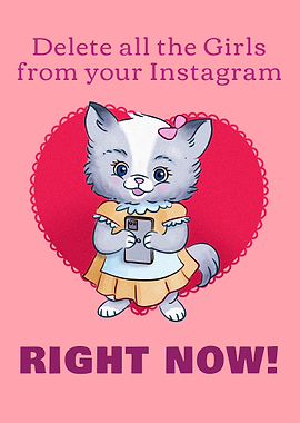 Funny Kitty Cat Valentine