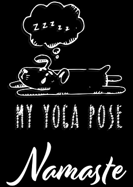 Yoga Joga Namaste Cat Dog