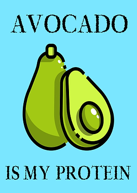 Cute Avocado Protein