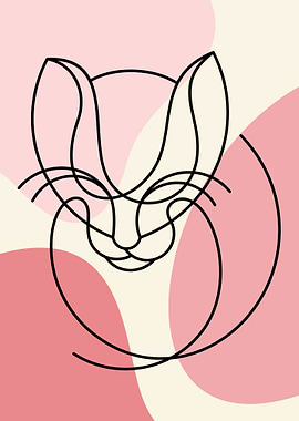 Cat Line Art