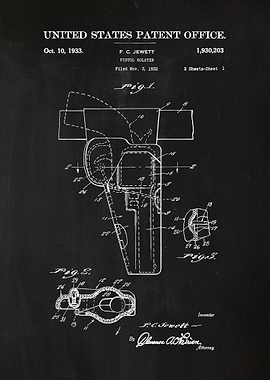 35 Pistol Holster Patent