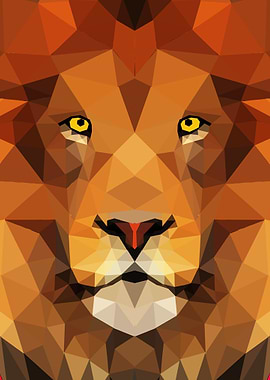 Low Poly Lion
