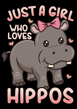 Hippos Hippopotamus Kawaii