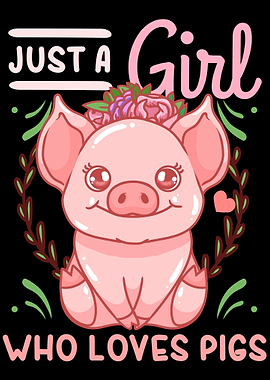 Pig Kawaii Pig Lover Farme