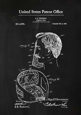 67 Firemans Mask Patent