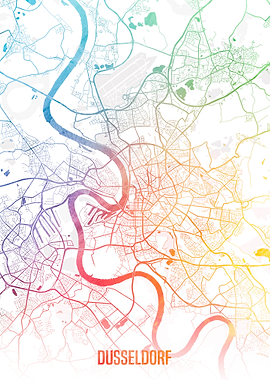 Dusseldorf map