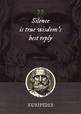Silence is true wisdoms