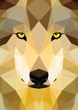 Low Poly Wolf