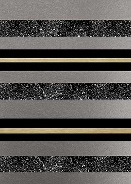 Gold Black Glitter Glam 1