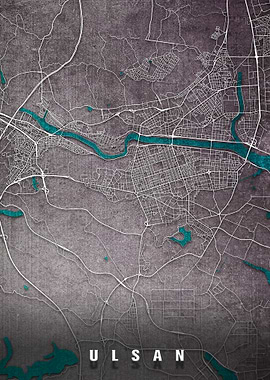 Ulsan City Map