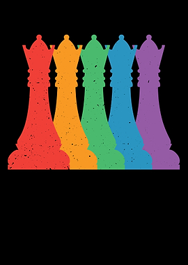 Chess Retro Queen Gift