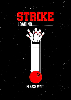 Funny Bowling Wall Art