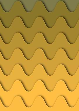 Modern Yellow Wave