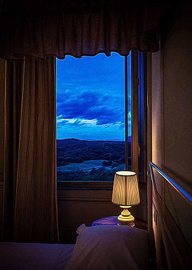 Chianti night from window