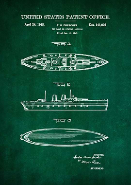 31 Toy Boat Poster 1945