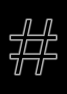 hashtag hashtags glow