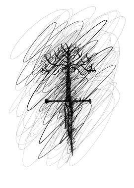 Tree Sword Drawing Lineart