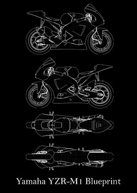Yamaha YZRM1 Blueprint