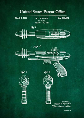 25 Laser Gun Toy Patent 1