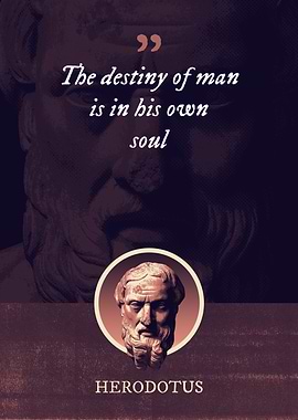 The destiny of man is in