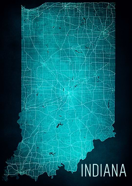 Indiana State Map
