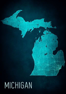 Michigan State Map