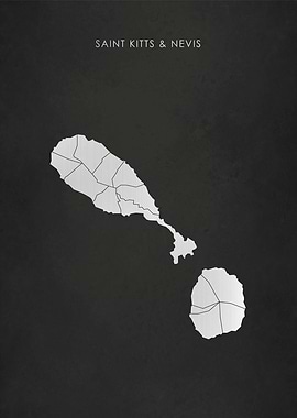 Saint Kitts and Nevis Map