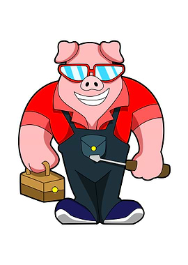 Pig Craftsman Tool box