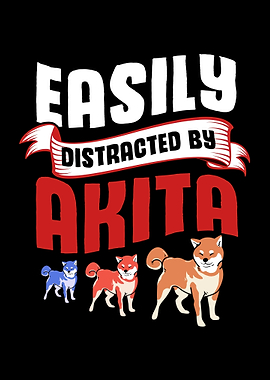 Akita Cute Dog Living Room