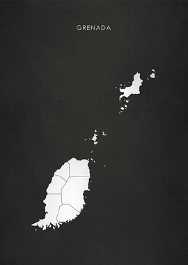 Silver Grenada Map