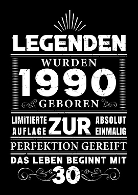 Legends were born in 1990