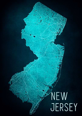 New Jersey State Map