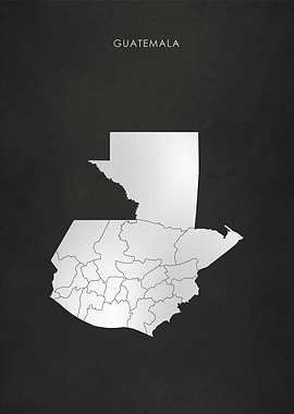 Silver Guatemala Map