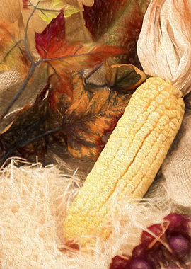 autumn cob and grape