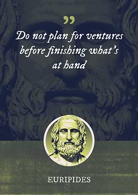 Do not plan for ventures