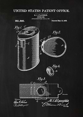 45 Gun Powder Keg Patent