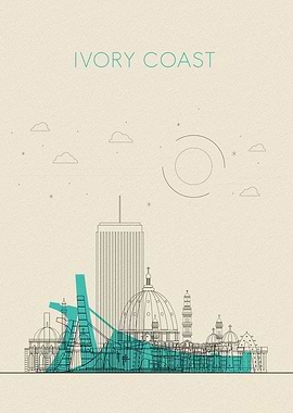 Ivory Coast Skyline