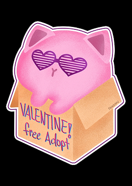 Cat Valentine Gift Love Co