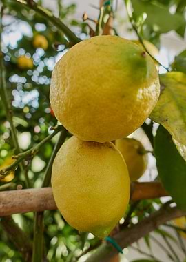 lemon on tree