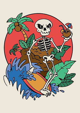 SURFING SKELETON