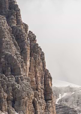 rocky mountain and cloudy