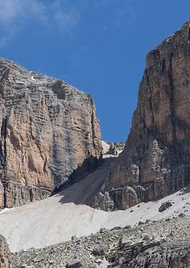 rocky mountain and cloudy