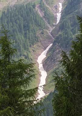 rocky mountain and cloudy