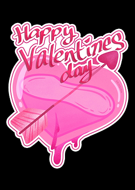 Valentine love heart gift