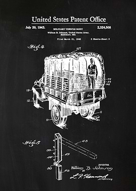 47 Army Truck Patent 1943
