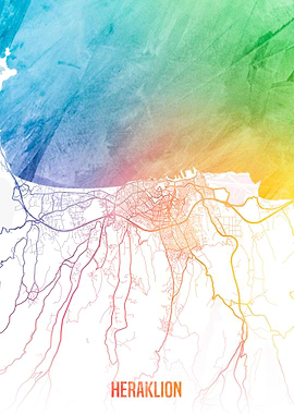 Heraklion map