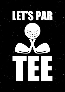 Funny Golf Player Wall Art