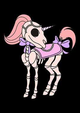 Pastel Goth Unicorn