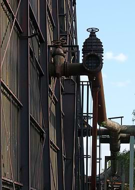 Abandon industrial factory