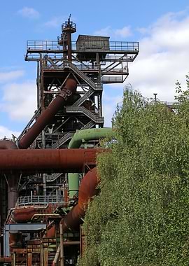 Industrial factory place